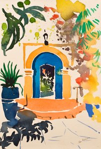 Dar Kenavo, 2016 (suluboya) by Simon Fletcher