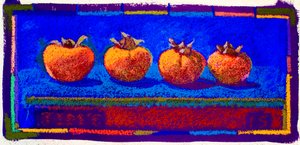 Hurmalar, 2015 (kağıt üzerine pastel)