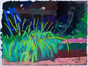 Bitki Yaşamı (kağıt üzerine pastel) by Simon Fletcher