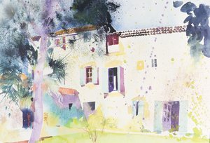 Bourdic Evi, 2003 (suluboya) by Simon Fletcher