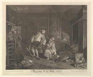 Evlilik A-la-Modu, Levha V, Nisan 1745.