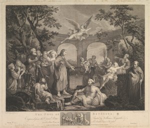 The Pool of Bethesda St. John, Bölüm 5, 24 Şubat 1772 by Simon Francois Ravenet
