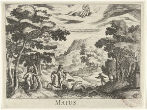 Mayıs Maius (nesne üzerindeki başlık) On iki ay (dizi başlığı)
