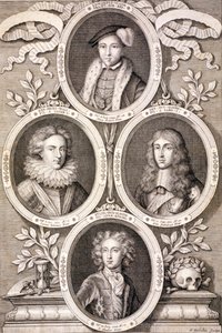 Edward VI, Henry ve William, Gloucester Dükleri ve Henry, Galler Prensi, c1700.