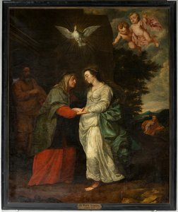 Bölge kilisesi (Parochiekerk Sint-Eligius). Tablo. "Mary, Elizabeth