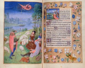 Ekle 38126 fol.79v-80 Huth Saatlerinden Çobanlara Müjde
