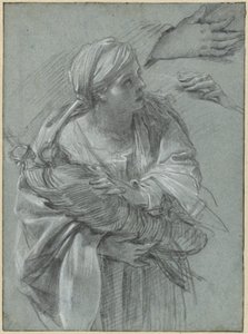 Truva Tanrılarını Taşıyan Creusa by Simon Vouet