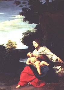 Sepetli Madonna by Simon Vouet