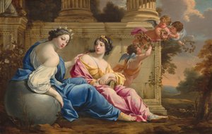 Muses Urania ve Calliope, c. 1634