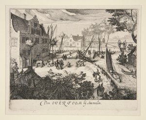 Amsterdam yakınlarındaki Overtoom by Simon Wynhoutsz Frisius