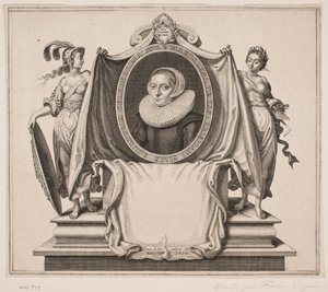 Madeleine van de Passe by Simon de Pas