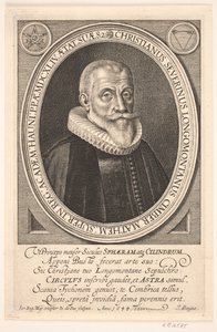 Profesör Christen Sørensen Longomontanus by Simon de Pas
