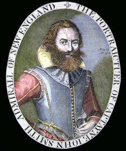 Kaptan John Smith (1580-1631) (renkli gravür)