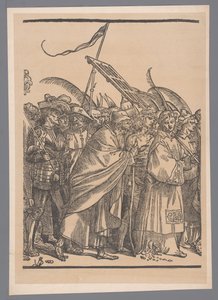 De Triomf van Christus baskı serisinin ikinci bölümünün Joos Lambrecht'ten sonraki reprodüksiyonu by Simonau and Toovey