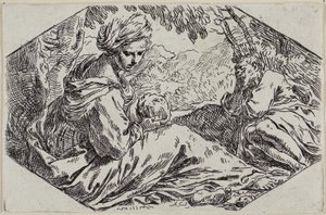 Mısır Uçuşunda Dinlenme by Simone Cantarini