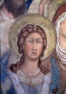Maesta: belki St. Michael by Simone Martini