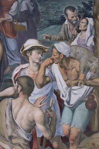 Çobanların Tapınması, 1578-82 (3497111 detayı) by Simone Veneziano Peterzano
