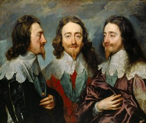 Charles I, İngiltere Kralı 1600-1649, Üç Açıdan Üçlü Portre, 1636.