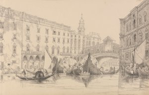 Tirol ve İtalya'da 30 Görüntüden Oluşan Albüm: Rialto - Venedik 8 Kasım 1840