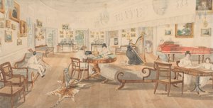 Patna'daki Sanatçının Evindeki Yaz Odası by Sir Charles D