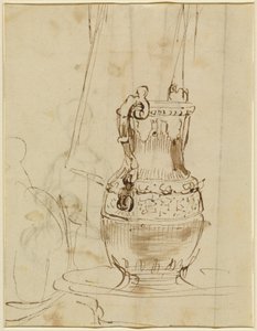 Süslü bir ibrik [rekto] by Sir David Wilkie