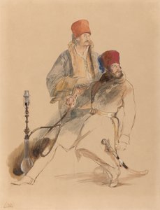 Kaptan Leigh ve Tercümanı by Sir David Wilkie