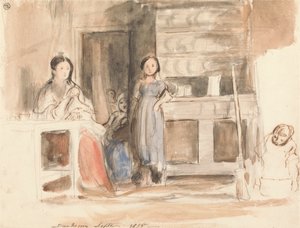 Mutfak Sahnesi: Dunkerrin, Eylül 1835 by Sir David Wilkie