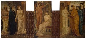 Cupid ve Psyche - Saray Yeşil Duvar Resimleri - Psyche