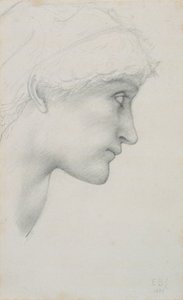 "Kafa", 1885. by Sir Edward Coley Burne Jones