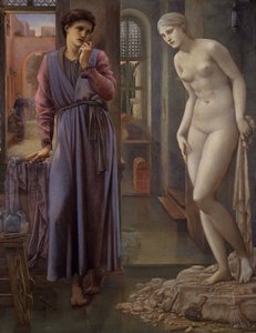 Pygmalion ve İmge - El Kaçınıyor, 1878. by Sir Edward Coley Burne Jones