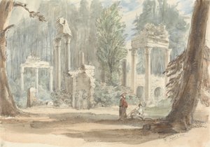 Leptis Magna Harabeleri, Virginia Water'daki Royal Park'ta Göründüklerinde