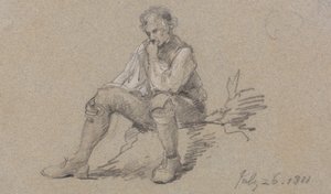 oturan adam by Sir George Howland Beaumont seventh Baronet