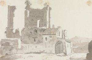 Roma Dışındaki Harabeler by Sir George Howland Beaumont seventh Baronet