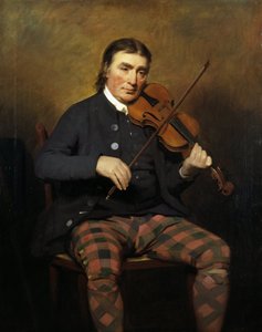 Kemancı ve besteci Niel Gow'un portresi 1727-1807, 1787