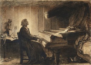Franz Liszt bir Piyanoda, 1904.