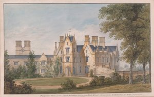 Lilleshall, Shropshire: Kuzey Girişi ve Batı Cephesinin Görünümü