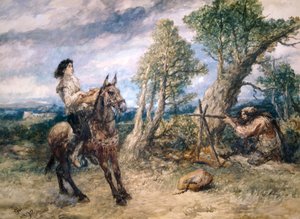 'Gil Blas'ın İlk Macerası', 1892. by Sir John Gilbert