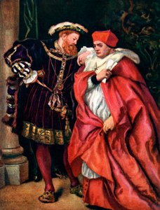 Henry VIII ve Kardinal Wolsey, c1888, c1920