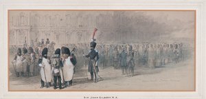 Tuileries Ulusal Muhafızları, 1846 by Sir John Gilbert