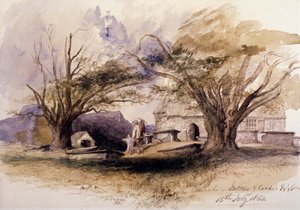 Kilise, Bettws-y-Coed ', 1850, Bettws-y-Coed, Gywnedd, Galler