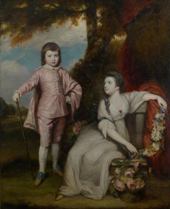 George Capel, Vikont Malden 1757-1839 ve Lady Elizabeth Capel 1755-1834, 1768.