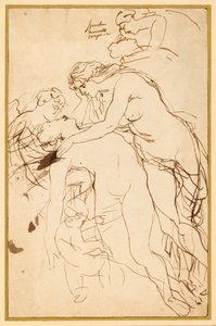 Venüs Ağlayan Adonis by Sir Peter Paul Rubens