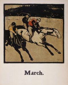 at yarışı by Sir William Nicholson
