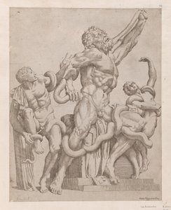 Roma ihtişamının aynası: Laocoon, 1561., 1561 by Sisto Badalocchio