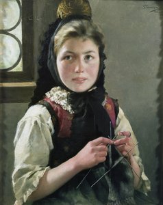 Alman Çiftçi Kız by Sofie Thomesen Werenskiold