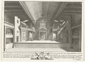 Jacob van Campen Tiyatrosu, 1658 by Solomon Savery