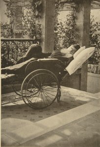 Rus yazar Leo Tolstoy, Gaspra, Kırım, Rusya, 1902