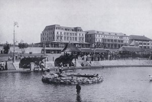 Çocuk Kürek Havuzu, Plaj, Durban (s/b fotoğraf) by South African Photographer