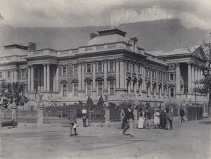 Parlamento Binaları, Cape Town (s/b fotoğraf) by South African Photographer