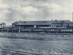Tren İstasyonu, Elandsfontein (s/b fotoğraf) by South African Photographer